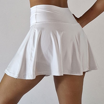 Falda Short Blanca