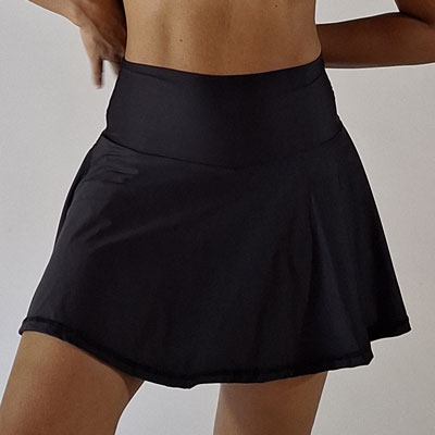 Falda Short Negra